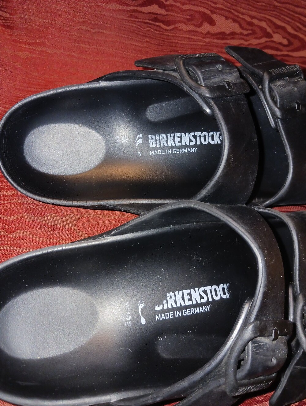 BIRIKENSTOCK Black Sandles Size 38 - Picture 7 of 9